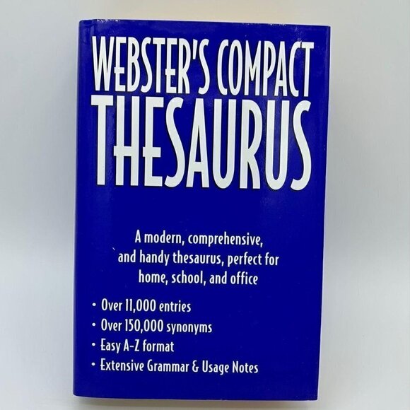 2/$15 VINTAGE Webster's Compact Thesaurus 2001 - Picture 1 of 3